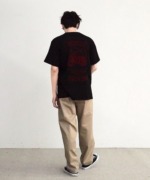 RATTLE TRAP(ラトルトラップ)の「スラブフロッキーロゴプリントTシャツ(Tシャツ/カットソー・メンズ・ブラック/ホワイト/レッド・M/L)」の20枚目の写真