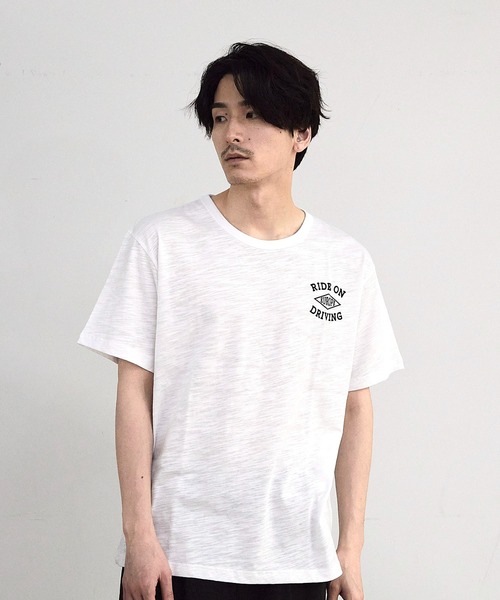 RATTLE TRAP(ラトルトラップ)の「スラブフロッキーロゴプリントTシャツ(Tシャツ/カットソー・メンズ・ブラック/ホワイト/レッド・M/L)」の12枚目の写真