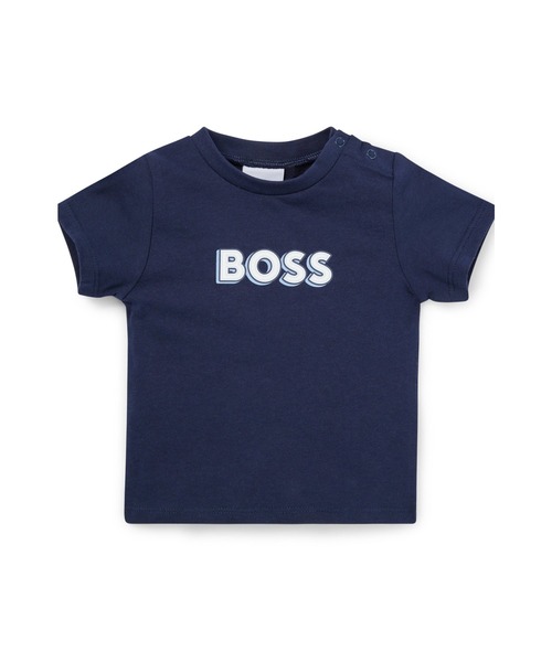 【HUGO BOSS】コットン ロゴプリント 半袖 Tシャツ Hugo Boss☆ロゴ プリント半袖Tシャツ (Hugo Boss/Tシャツ