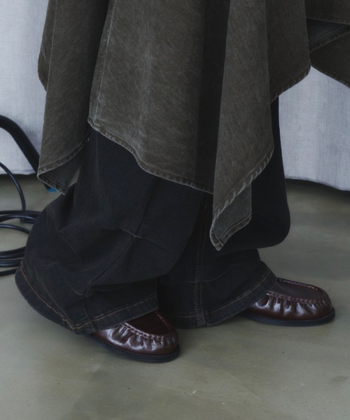 DTYYPE（ドタイプ）の「ギャザーローファー（ローファー・レディース・ブラウン/ブラック・X-LARGE/LARGE/MEDIUM/SMALL）」の6枚目の写真