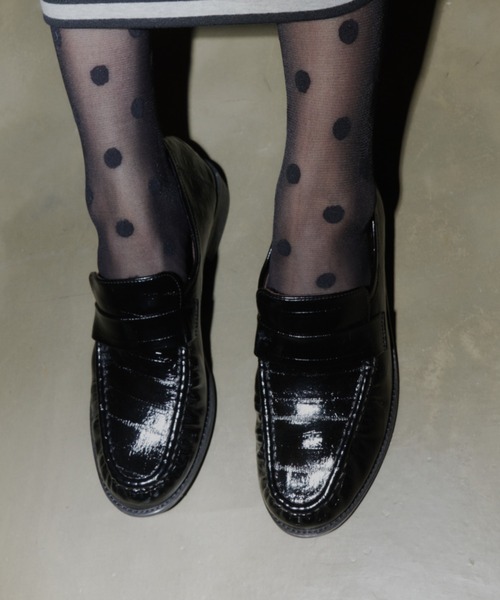 DTYYPE（ドタイプ）の「ギャザーローファー（ローファー・レディース・ブラウン/ブラック・X-LARGE/LARGE/MEDIUM/SMALL）」の18枚目の写真