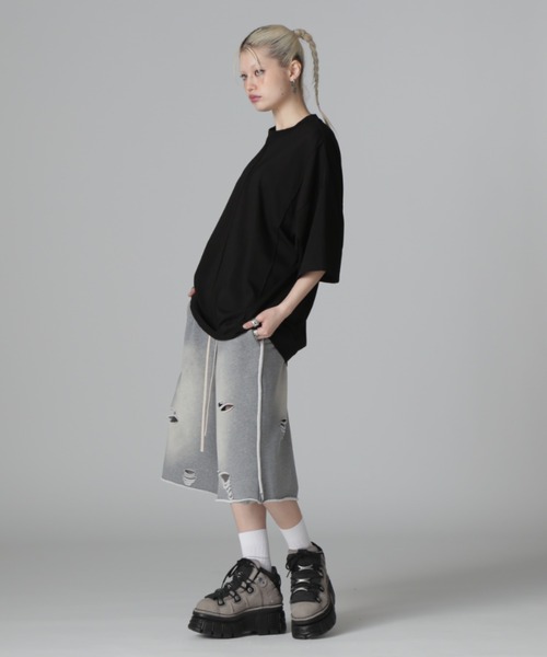 DANKE SCHON(ダンケシェーン)の「DankeSchon/ダンケシェーン/SEAM CUT SST(Tシャツ/カットソー・レディース・ブラック/ホワイト・M/L)」の15枚目の写真