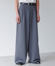 SINSS(VX)Fringe  tuck wide straight slacks / tW^bNChXg[gXbNX(XbNX)