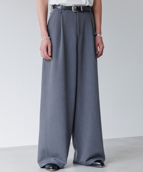 パンツ ZUCCA - wide slacks slacks fringe mode wide chino slacks/3size/3color | F A S H I R U