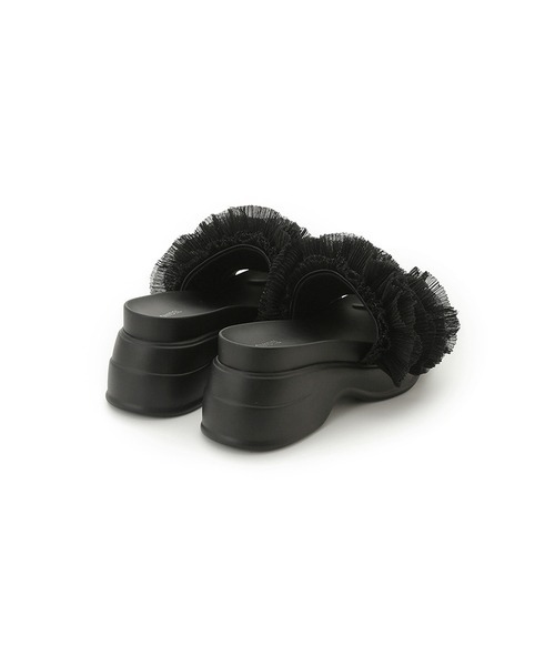 SNIDEL（スナイデル）の「フリルサンダル（サンダル・レディース・アイボリー/ブラック/ピンクベージュ・SMALL/MEDIUM）」の14枚目の写真