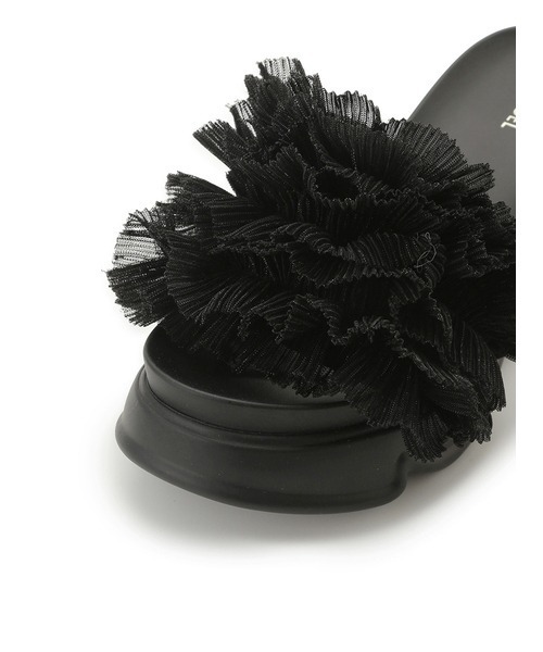 SNIDEL（スナイデル）の「フリルサンダル（サンダル・レディース・アイボリー/ブラック/ピンクベージュ・SMALL/MEDIUM）」の16枚目の写真