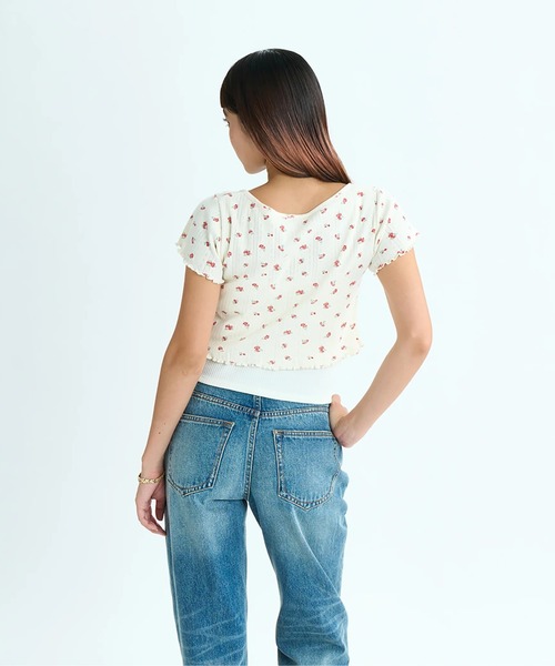 tシャツ FEELING/ロキシーショート丈(短丈)キャミソール・カーディガンセット レディース セール】FEELING/ロキシーショート丈(短丈)キャミソール