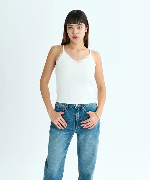 ROXY(ロキシー)の「FEELING/ロキシーショート丈(短丈)キャミソール・カーディガンセット(Tシャツ/カットソー・レディース・ブルー/グリーン/マルチ・LARGE/SMALL/MEDIUM)」の14枚目の写真