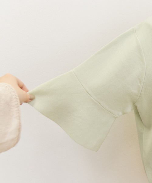 CLETTE（クレット）の「マルチボタンニットカーディガン（ニット/セーター・レディース・ネイビー/ミント/ピンク・4L/3L/LL）」の7枚目の写真