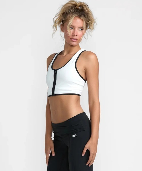 RVCA(ルーカ)の「RVCA レディース 【ALEXIS REN】 UP SPORT BRA アクティブウェア 【2025年夏モデル】/ルーカブラトップ(その他トップス・レディース・オフホワイト・SMALL/MEDIUM)」の2枚目の写真