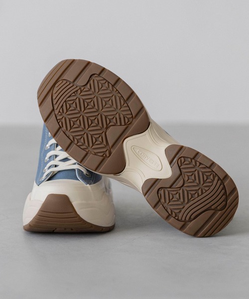 CONVERSE(コンバース)の「CONVERSE / コンバース SURGETRAINER HI 厚底 ハイカットスニーカー オールスター サージトレーナー(スニーカー・レディース・ブルー系/ブラック・23.5cm/22.5cm/24.0cm/23.0cm/26.5cm/25.5cm/24.5cm/22.0cm/26.0cm/25.0cm)」の3枚目の写真