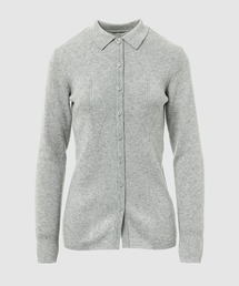 TAN | SMOOTH TENCEL WOOL KNIT DIA PATTERN SHIRTS(シャツ/ブラウス)