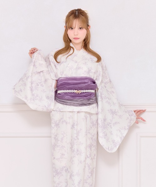 apres jour 浴衣ワンピース(小道具一式セット) セール】アソート花柄浴衣セット【ZOZOTOWN限定アイテム】（浴衣