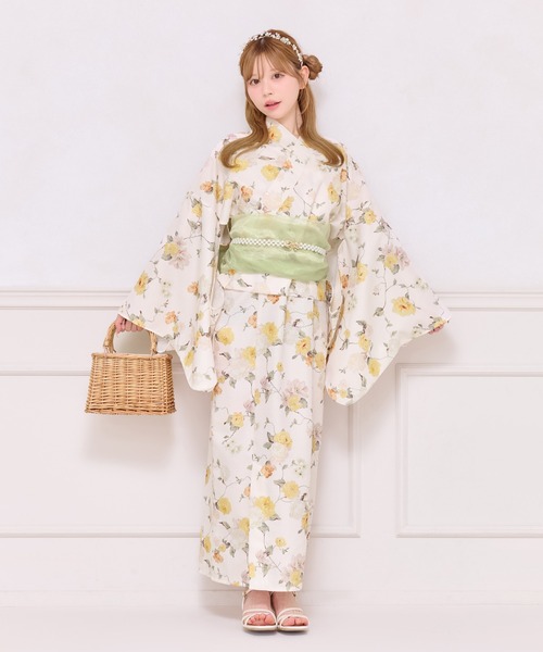 セール】【7色展開】アソート柄浴衣セット（浴衣）｜apres jour