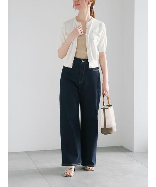Te chichi(テチチ)の「【松井愛莉着用】デザインストラップカップ付きキャミソール《2025summer catalog item》(キャミソール・レディース・オフホワイト/ブラック/ベージュ・F)」の5枚目の写真