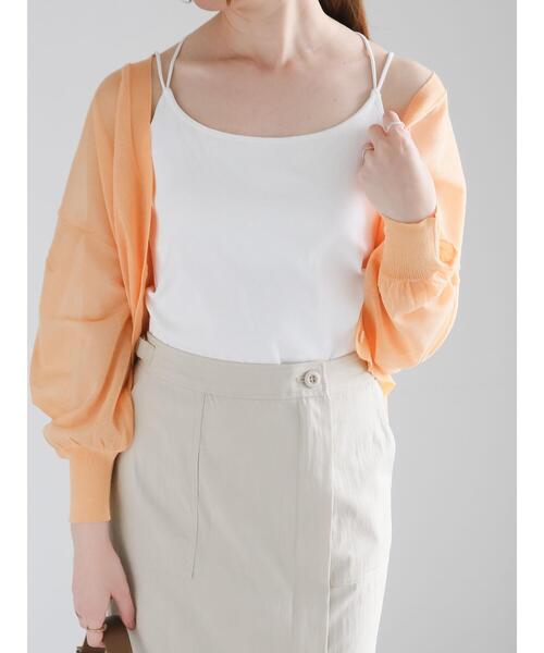 Te chichi(テチチ)の「【松井愛莉着用】デザインストラップカップ付きキャミソール《2025summer catalog item》(キャミソール・レディース・オフホワイト/ブラック/ベージュ・F)」の9枚目の写真