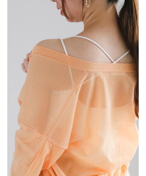 Te chichi(テチチ)の「【松井愛莉着用】デザインストラップカップ付きキャミソール《2025summer catalog item》(キャミソール・レディース・オフホワイト/ブラック/ベージュ・F)」の10枚目の写真