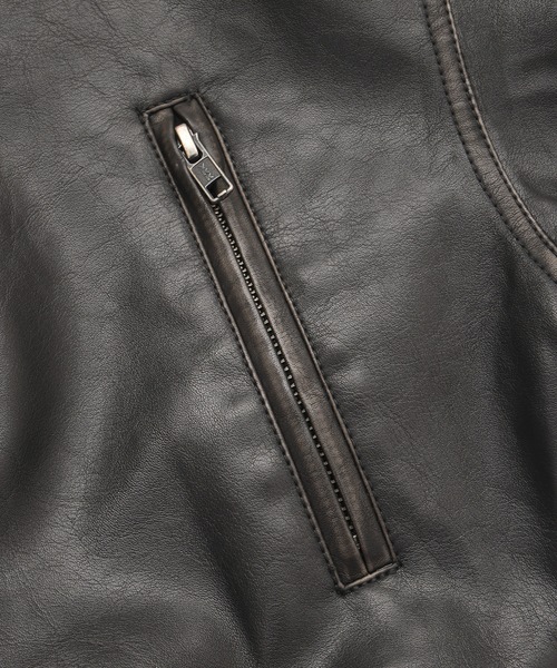 早い者勝ち X-girl DISTRESSED FAUX LEATHER COMPACT BLOUSON DISTRESSED FAUX LEATHER COMPACT BLOUSON – calif（カリフ