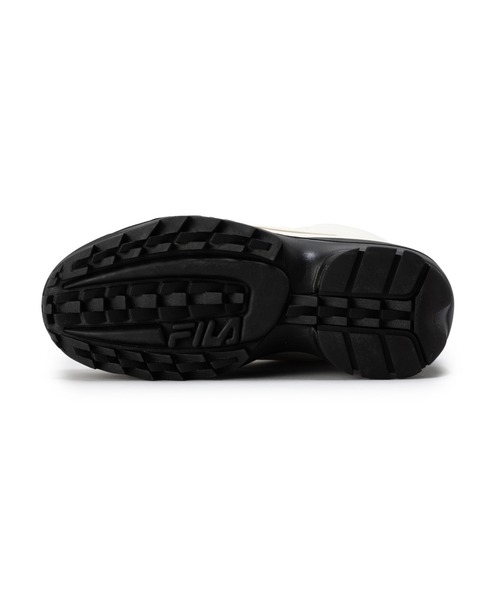 FILA(フィラ)の「DISRUPTOR II WEDGE MID(スニーカー・レディース・ホワイト×ブラック・24.0cm/23.5cm/23.0cm/22.5cm/26.0cm/25.5cm/25.0cm/24.5cm/22.0cm/27.0cm)」の7枚目の写真