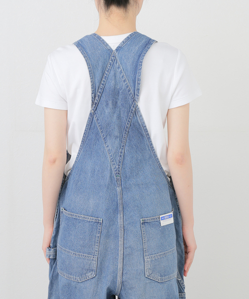 AP STUDIO(エーピーストゥディオ)の「【UNION HERCULES MADE/ユニオンヘラクレス メイド】 OVERALL(サロペット/オーバーオール・レディース・ブルー・FREE)」の16枚目の写真