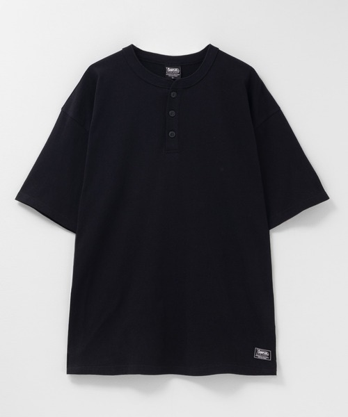 SURPLUS（サープラス）の「SURPLUS ヘンリーネックTシャツ（Tシャツ/カットソー・メンズ・ホワイト/ブラック・M/L/XL）」の8枚目の写真