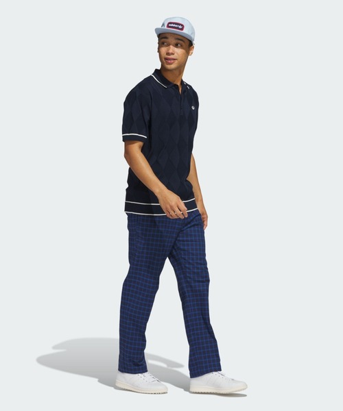 adidas(アディダス)の「オリジナルスゴルフ アーガイルニット 半袖ポロ【adidas Golf/アディダスゴルフ】(ポロシャツ・メンズ・ネイビー/グリーン・XX-LARGE/LARGE/MEDIUM/SMALL/X-LARGE)」の11枚目の写真