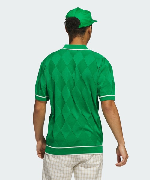 オリジナルスゴルフ アーガイルニット 半袖ポロ【adidas Golf