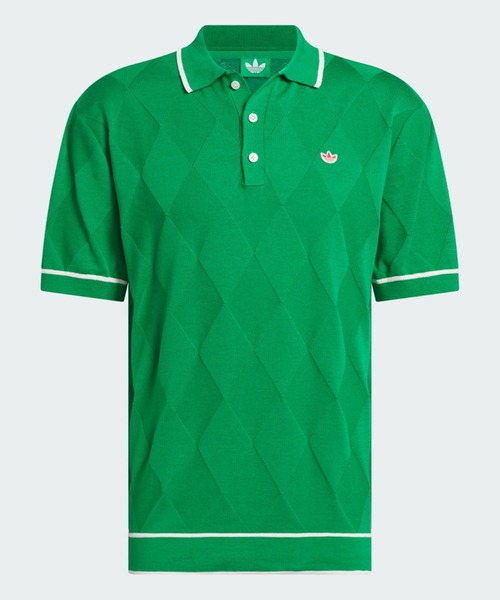 オリジナルスゴルフ アーガイルニット 半袖ポロ【adidas Golf