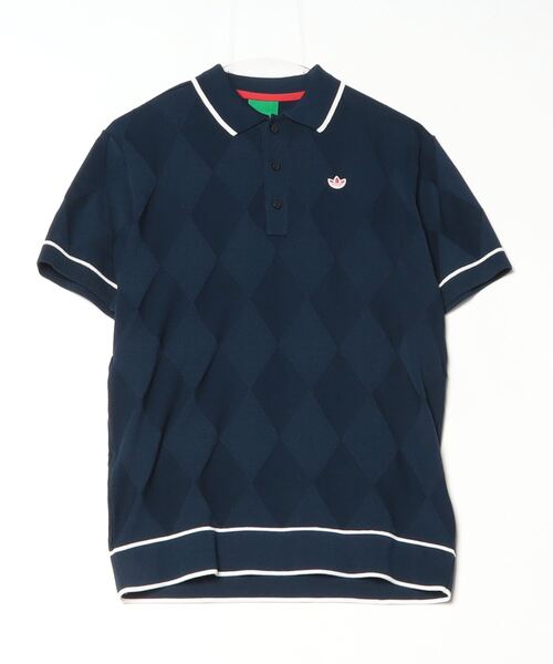 オリジナルスゴルフ アーガイルニット 半袖ポロ【adidas Golf