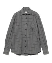 BEAMS F | ERRICO FORMICOLA / GIANNI ウインドウペーン バックプリーツ シャツ(シャツ/ブラウス)