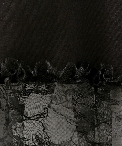 BAYFLOW（ベイフロー）の「レースヘムノースリーブプルオーバー（Tシャツ/カットソー・レディース・オフホワイト/ブラック・FREE）」の19枚目の写真