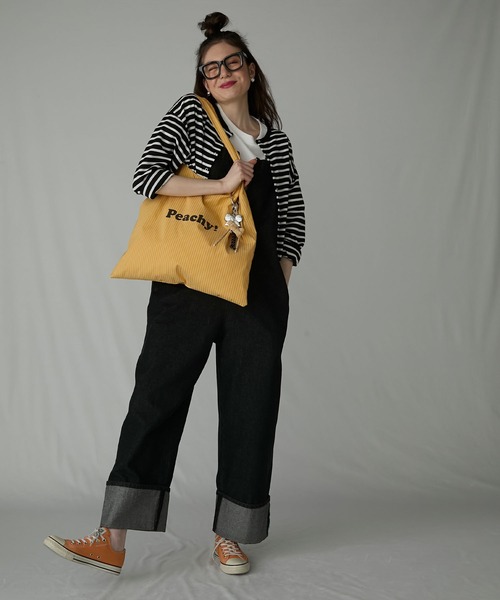 BONLECILL Marche(ボンルシールマルシェ)の「【BONLECILL Marche】カラフル配色ロゴマルシェバッグ/トートバッグ(トートバッグ・レディース・イエロー/ピンク/ブルー・FREE)」の14枚目の写真