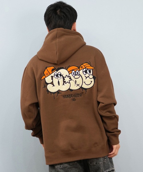 DC(ディーシー)の「DC/ディーシー 25 SK CREW PH パーカー/プルオーバー 吸水 伸縮 保温 DPO254041(パーカー・メンズ・ブラック/ヘザーグレー/ブラウン・M/L/XL)」の3枚目の写真