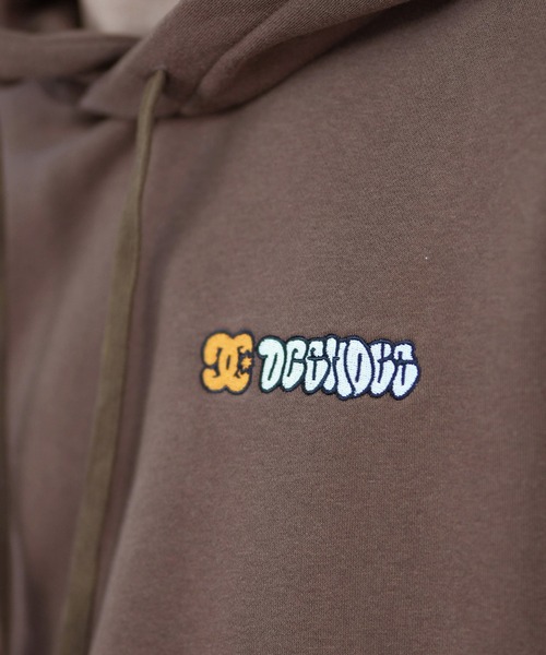 DC(ディーシー)の「DC/ディーシー 25 SK CREW PH パーカー/プルオーバー 吸水 伸縮 保温 DPO254041(パーカー・メンズ・ブラック/ヘザーグレー/ブラウン・M/L/XL)」の4枚目の写真