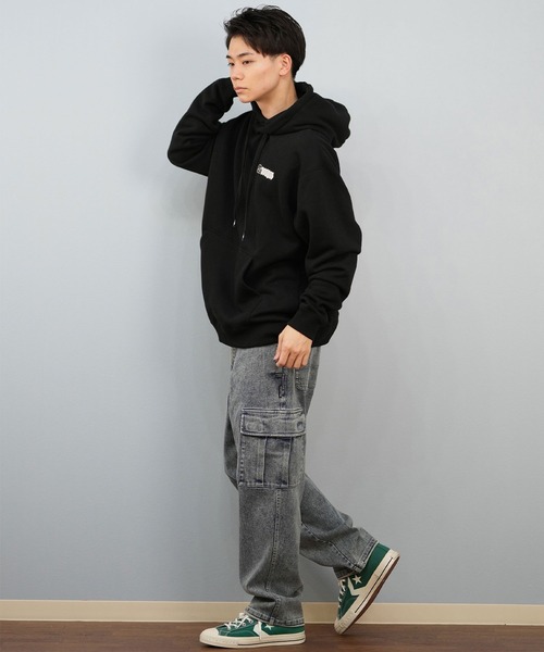 DC(ディーシー)の「DC/ディーシー 25 SK CREW PH パーカー/プルオーバー 吸水 伸縮 保温 DPO254041(パーカー・メンズ・ブラック/ヘザーグレー/ブラウン・M/L/XL)」の9枚目の写真