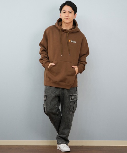 DC(ディーシー)の「DC/ディーシー 25 SK CREW PH パーカー/プルオーバー 吸水 伸縮 保温 DPO254041(パーカー・メンズ・ブラック/ヘザーグレー/ブラウン・M/L/XL)」の15枚目の写真