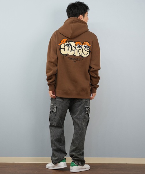 DC(ディーシー)の「DC/ディーシー 25 SK CREW PH パーカー/プルオーバー 吸水 伸縮 保温 DPO254041(パーカー・メンズ・ブラック/ヘザーグレー/ブラウン・M/L/XL)」の16枚目の写真