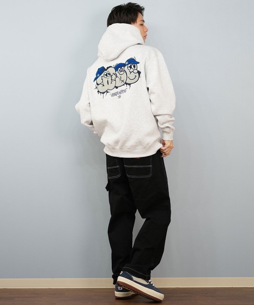 DC(ディーシー)の「DC/ディーシー 25 SK CREW PH パーカー/プルオーバー 吸水 伸縮 保温 DPO254041(パーカー・メンズ・ブラック/ヘザーグレー/ブラウン・M/L/XL)」の12枚目の写真