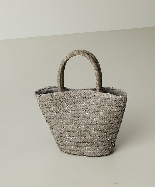 GALLEST（ギャレスト）の「スパンコールブレードバッグ（ハンドバッグ・レディース・ライトグレー/ベージュ・00）」の2枚目の写真