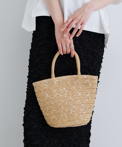 GALLEST（ギャレスト）の「スパンコールブレードバッグ（ハンドバッグ・レディース・ライトグレー/ベージュ・00）」の3枚目の写真