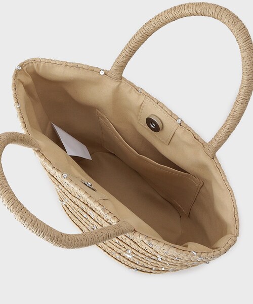 GALLEST（ギャレスト）の「スパンコールブレードバッグ（ハンドバッグ・レディース・ライトグレー/ベージュ・00）」の8枚目の写真