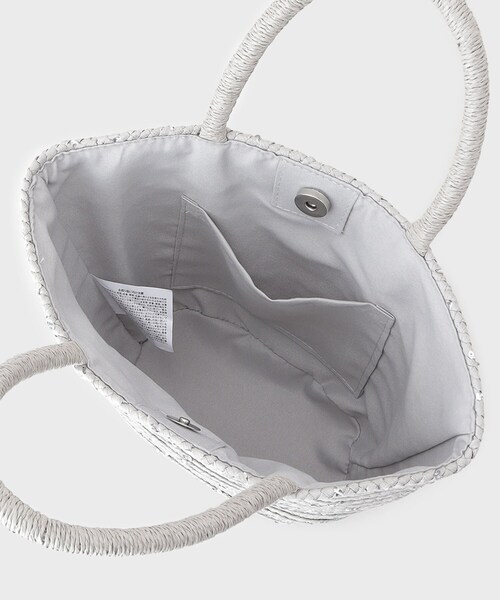 GALLEST（ギャレスト）の「スパンコールブレードバッグ（ハンドバッグ・レディース・ライトグレー/ベージュ・00）」の9枚目の写真