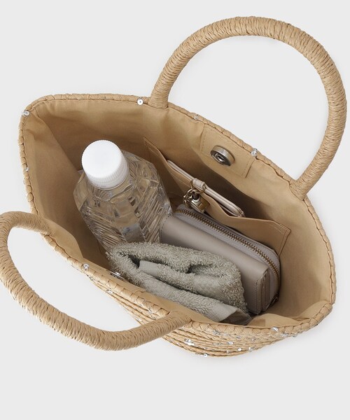 GALLEST（ギャレスト）の「スパンコールブレードバッグ（ハンドバッグ・レディース・ライトグレー/ベージュ・00）」の10枚目の写真