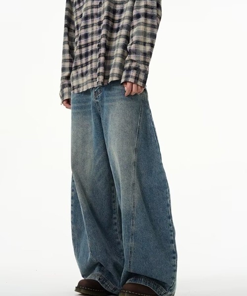 REBALANCE(リバランス)の「スーパーワイドデニム(デニムパンツ・メンズ・A・X-LARGE/LARGE/MEDIUM)」の8枚目の写真