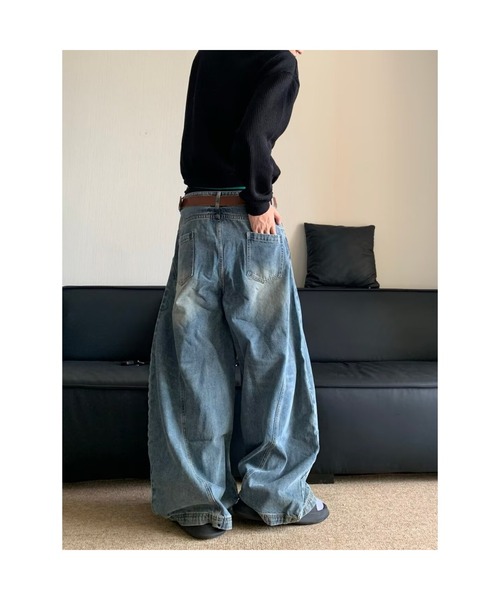 REBALANCE(リバランス)の「スーパーワイドデニム(デニムパンツ・メンズ・A・X-LARGE/LARGE/MEDIUM)」の11枚目の写真