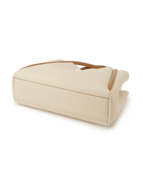 ROPE' PICNIC（ロペピクニック）の「【A4対応】3層フロントベルトデザイントートバッグ（トートバッグ・レディース・ライトグレー/ブラック/オフホワイト・FREE）」の12枚目の写真