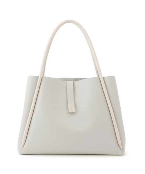 ROPE' PICNIC（ロペピクニック）の「【A4対応】3層フロントベルトデザイントートバッグ（トートバッグ・レディース・ライトグレー/ブラック/オフホワイト・FREE）」の16枚目の写真