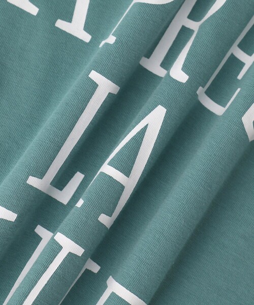 Jayro（ジャイロ）の「USAコットン接触冷感ロゴT（Tシャツ/カットソー・レディース・ライトグリーン/ホワイト系その他/キャメル/イエロー/グレー系その他/ブラック・M）」の16枚目の写真