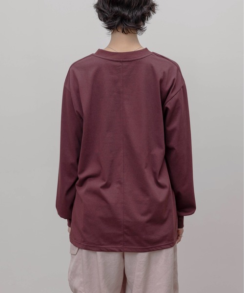 フロッキー＆エンブロスリットロンT（Tシャツ/カットソー