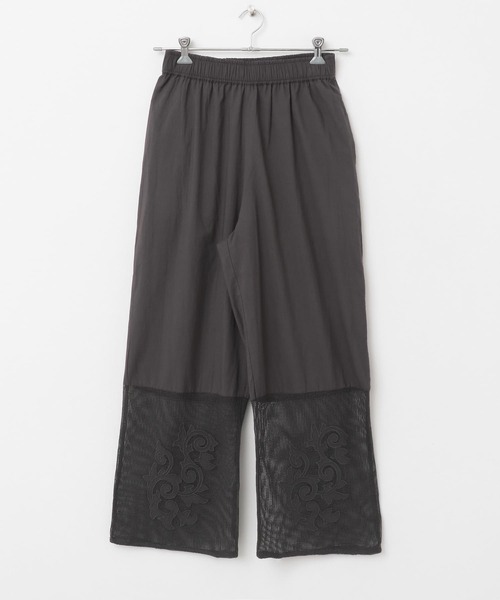 SENSE OF PLACE by URBAN RESEARCH（センスオブプレイスバイアーバンリサーチ）の「インドシシュウメッシュイージーパンツ（その他パンツ・レディース・アイボリー/ブルー/チャコールグレー・ONE）」の22枚目の写真